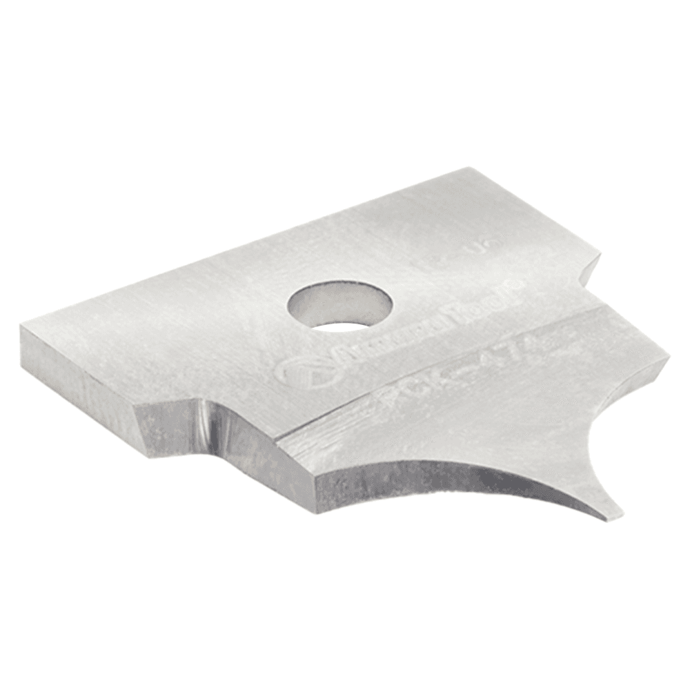 RCK-474 7/8" x 5/16" Radius Solid Carbide Insert Knife for Tru Point Roundover Insert CNC System
