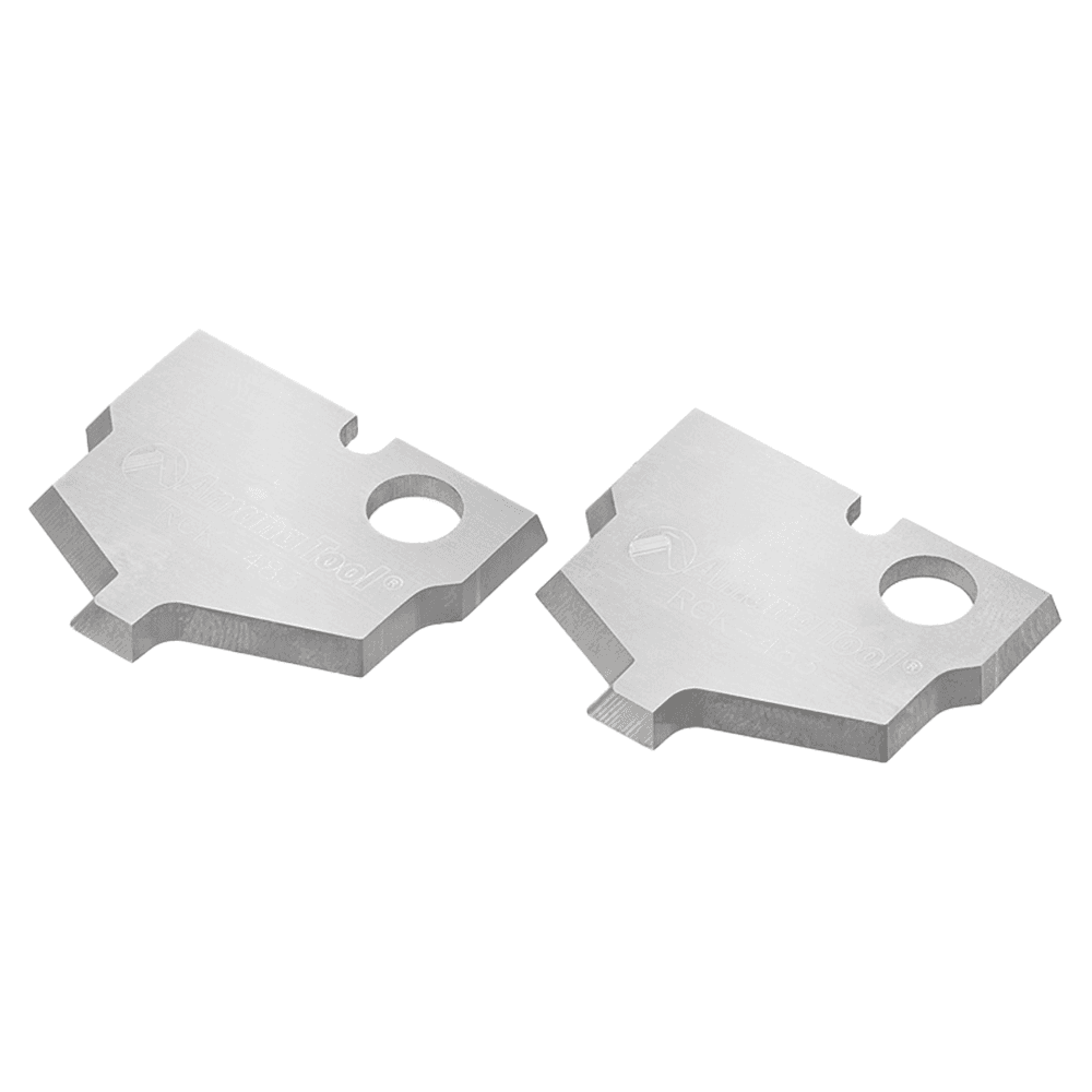 Solid Carbide Traditional MDF/Wood Plunge Form Insert Knives for RC-2483 (2 Pieces)