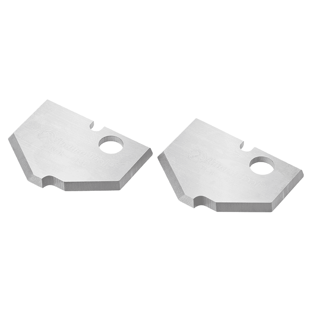 Solid Carbide Traditional MDF/Wood Raised Panel Insert Knives for RC-2486 (2 Pieces)