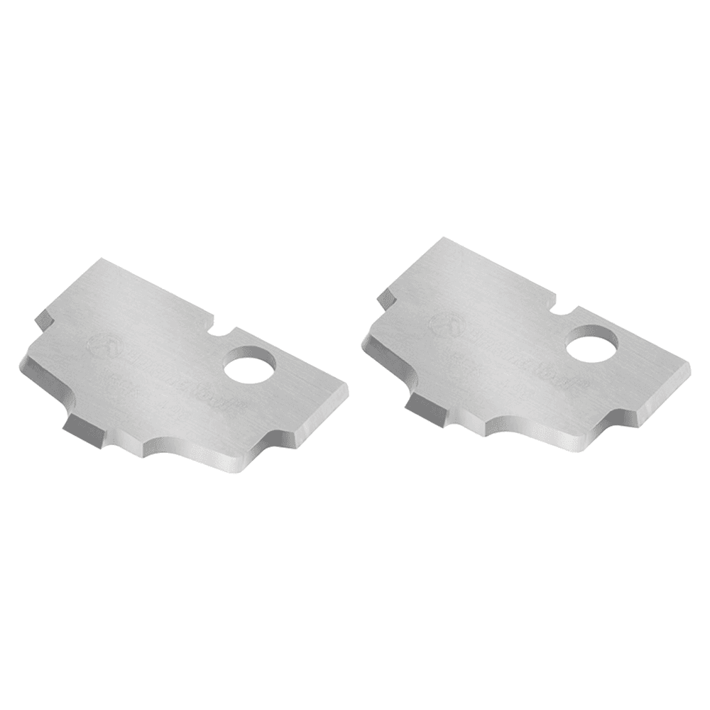 Solid Carbide Ogee MDF/Wood Plunge Form Insert Knives for RC-2496 (2 Pieces)