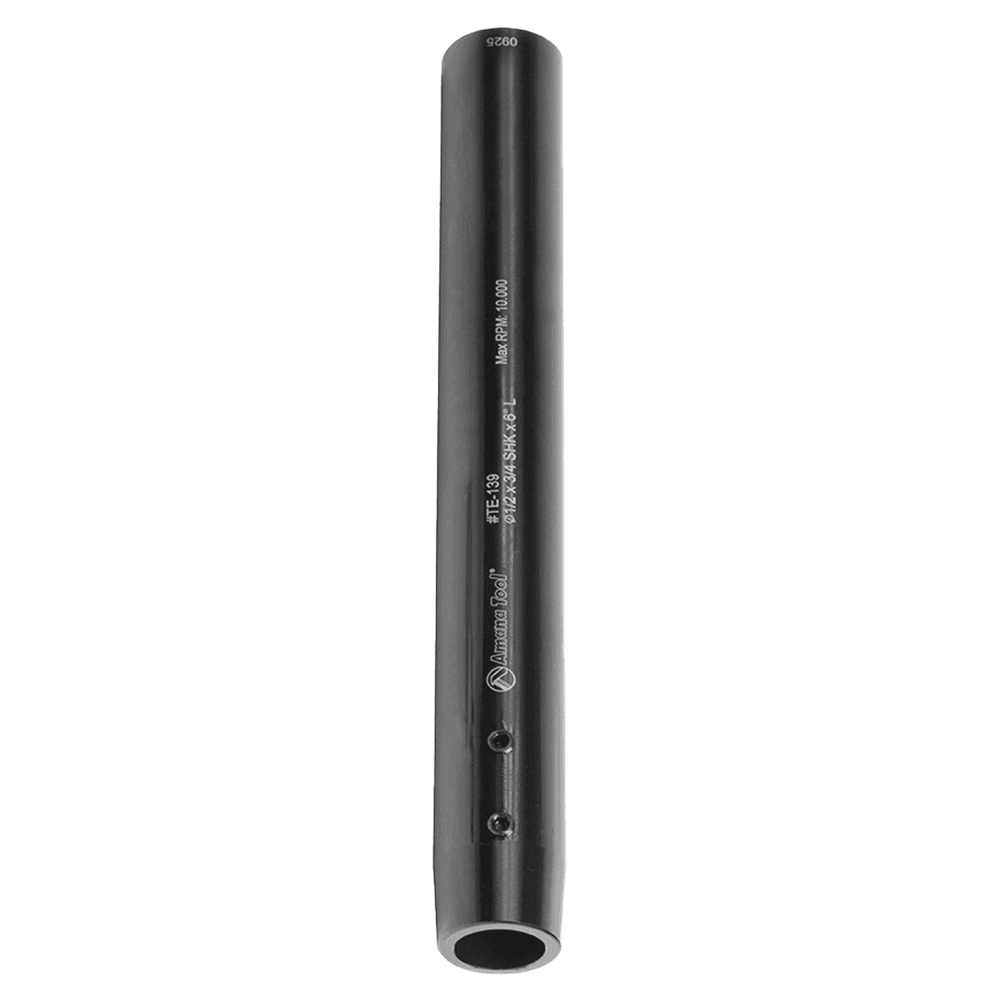 6" Length x 1/2" Inner Dia CNC Narrow Reach Tool Holder Extension, 3/4" Shank