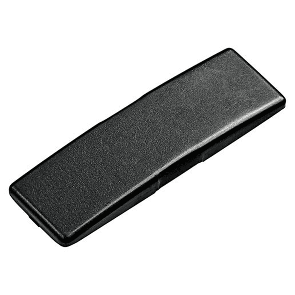 Clip Plain Hinge Straight Arm Cover Cap for Angled Mini/Glass Door, Onyx Black