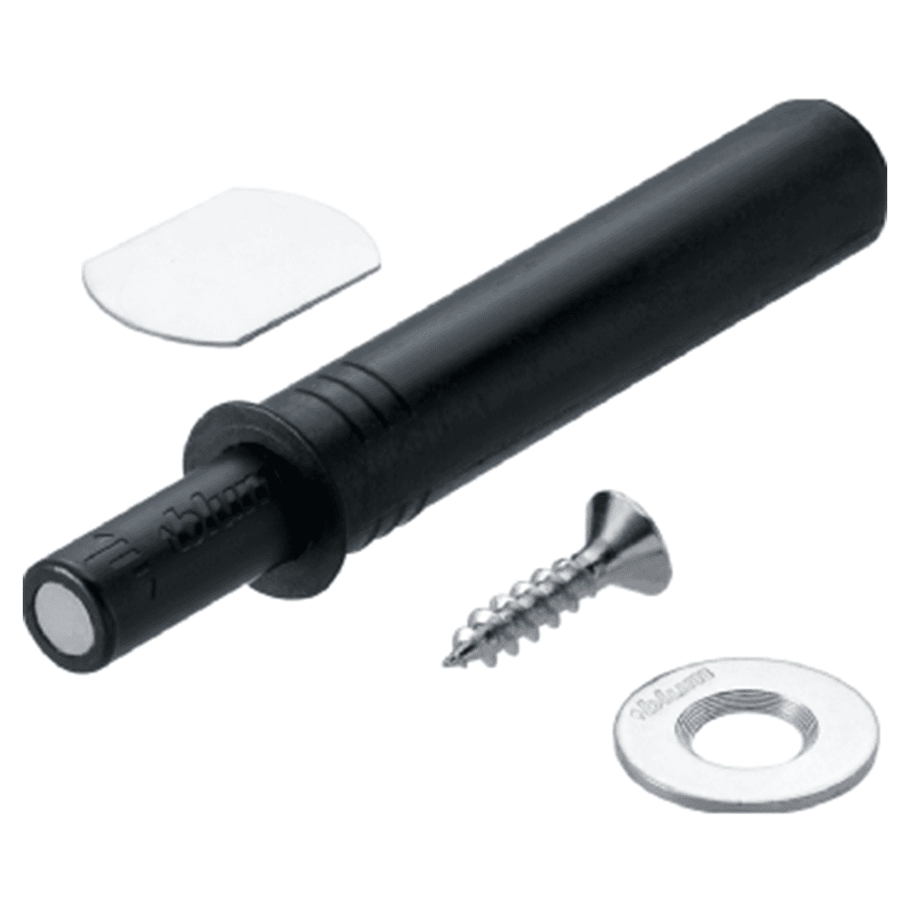 Tip-On Push to Open Set for Standard Doors, Black