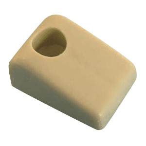 1/2" Drawer Bumper, Almond