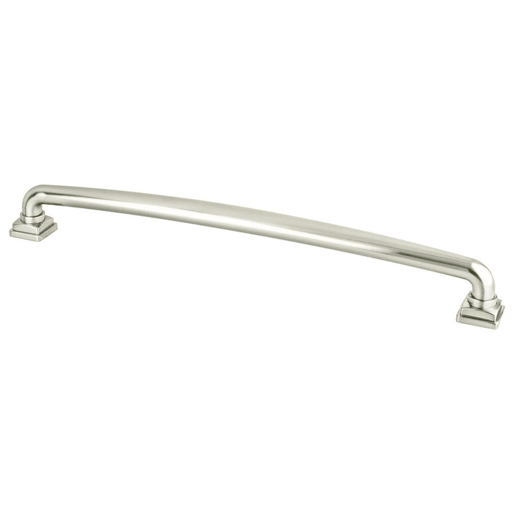 12" Tailored Traditional Appliance Pull, Brushed Nickel