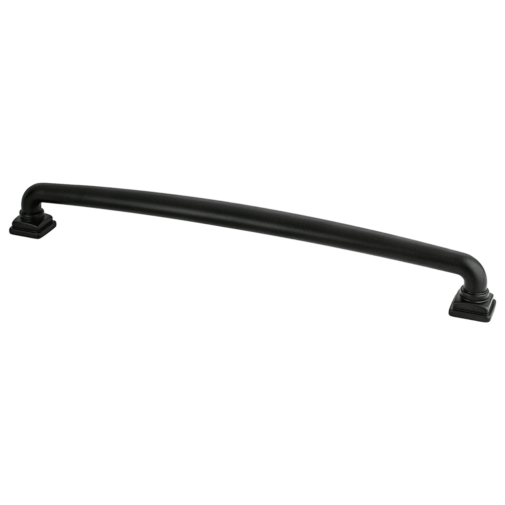 12" Tailored Traditional Appliance Pull, Matte Black