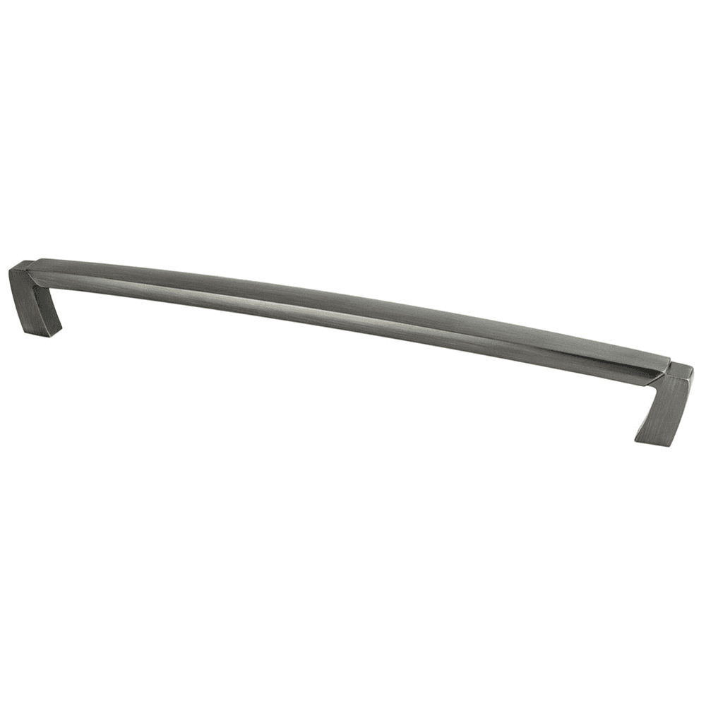 12" Vested Interest Decorative Bar Pull, Vintage Nickel