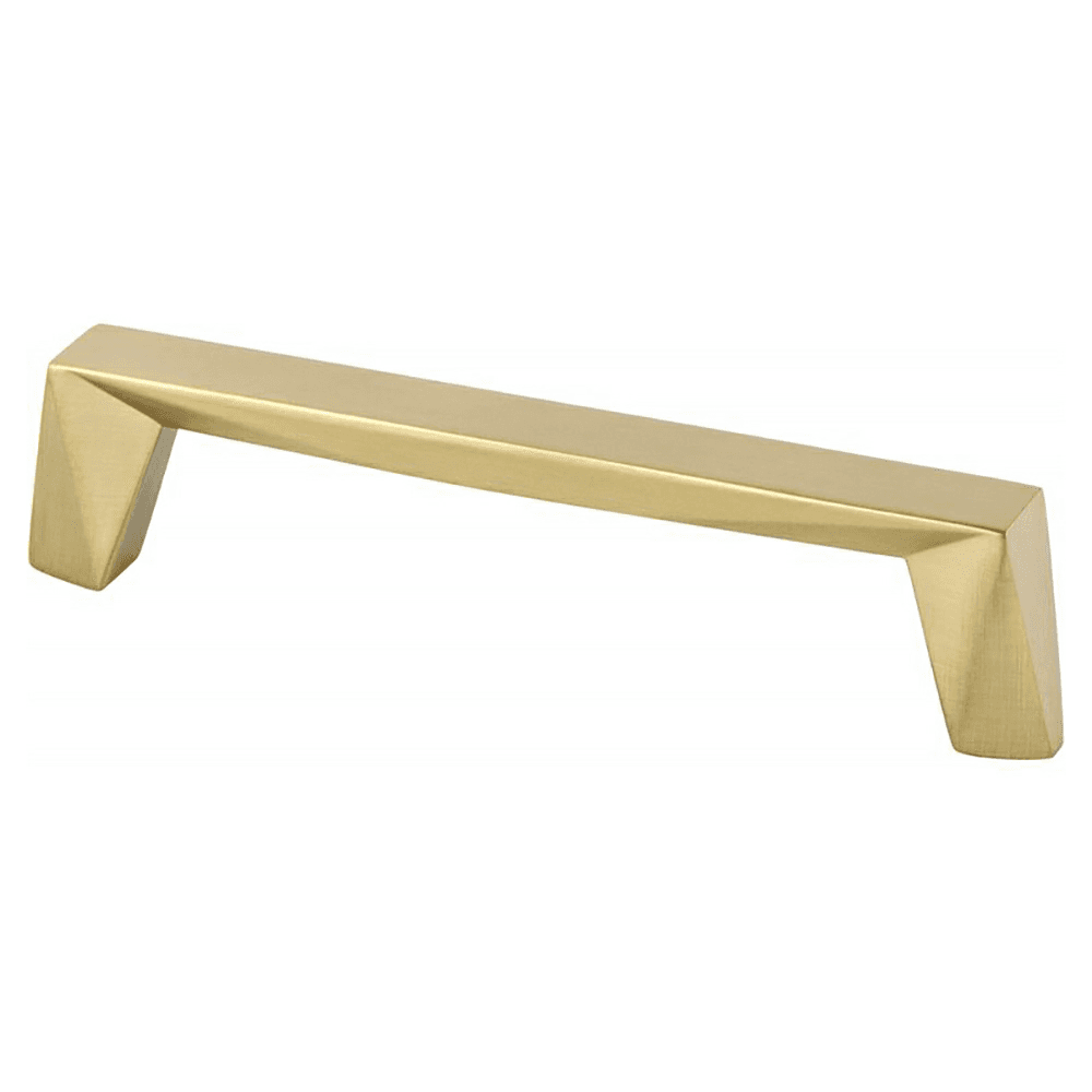 96mm Swagger Handle Pull, Modern Brushed Gold