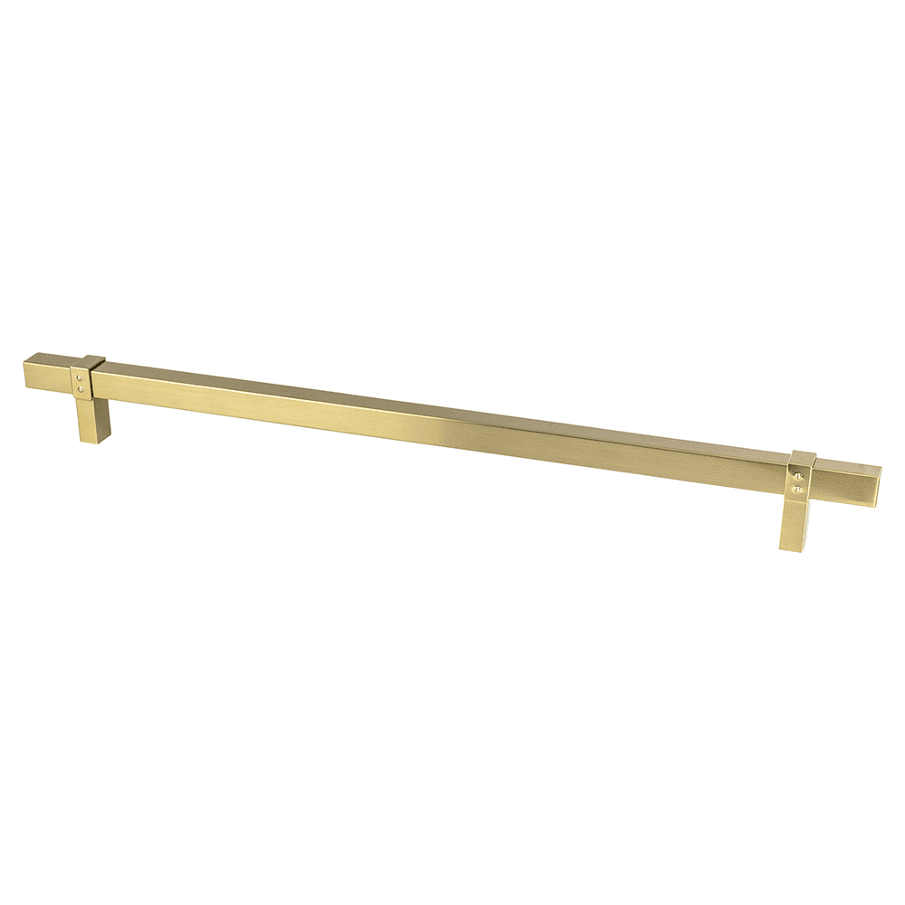 18" Rivet Rebel Appliance Pull, Modern Brushed Gold