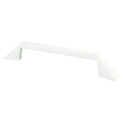 128mm Right Handle Pull, White