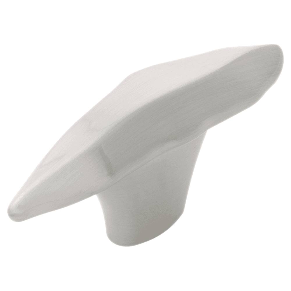 2-1/8" x 5/8" Willow Cabinet Knob, Satin Nickel
