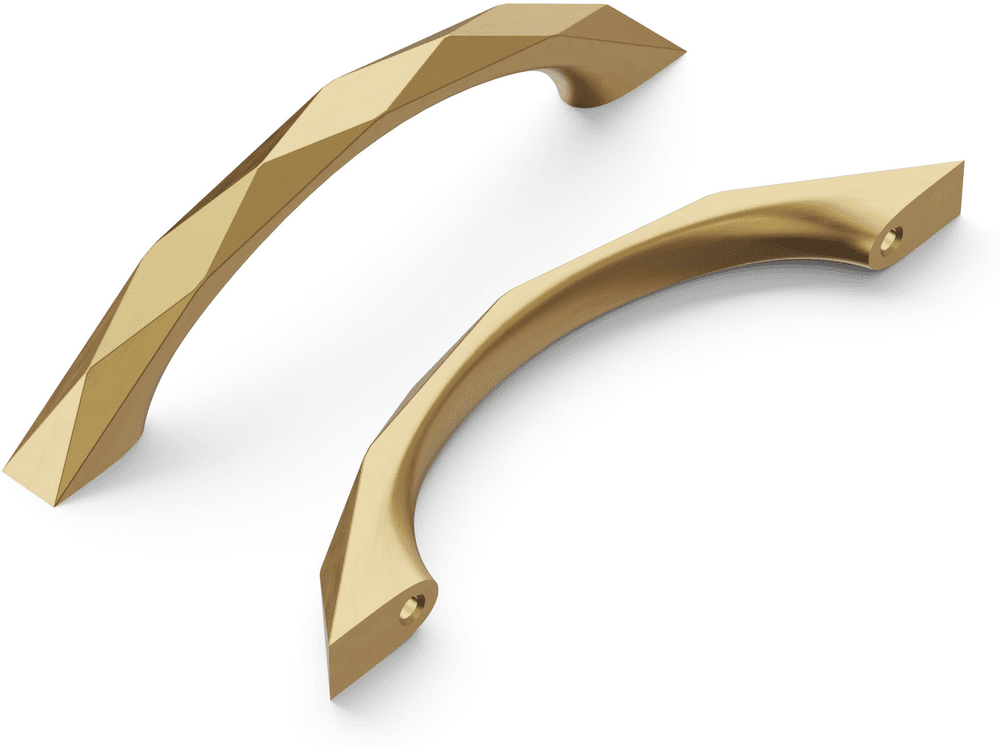 3-3/4" Karat Arch Pull, Champagne Bronze