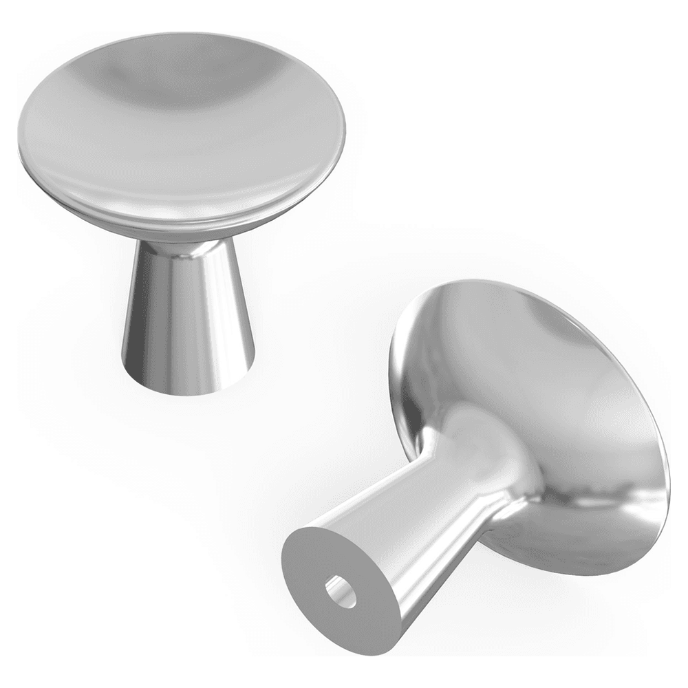 2-5/16" Maven Hook Cabinet Knob, Chrome