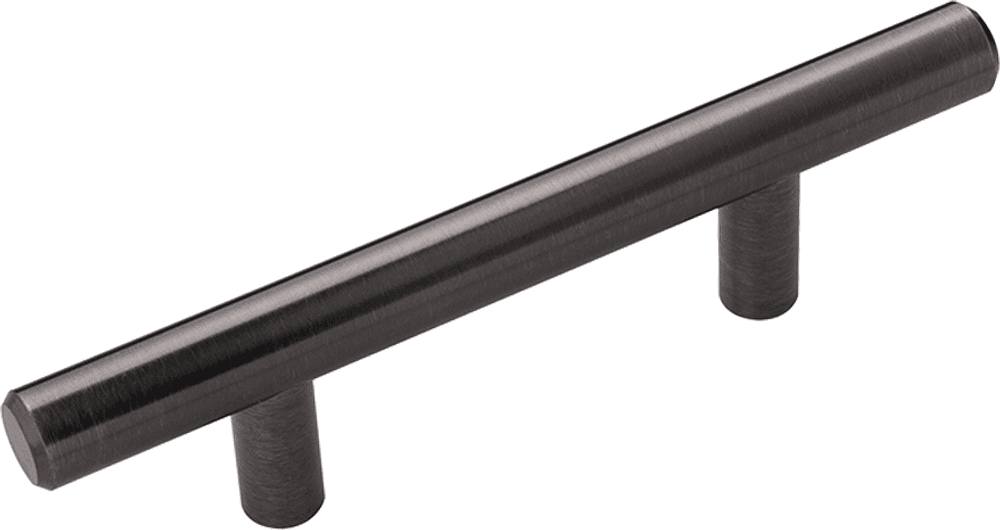 2-1/2" Bar pulls Cabinet Pull, Brushed Black Nickel (10/Box)