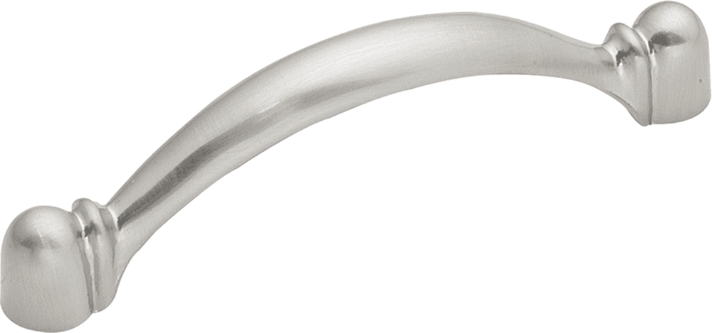 3" x 3-3/8" x 3/4" Southwest Arch Pull, Satin Nickel