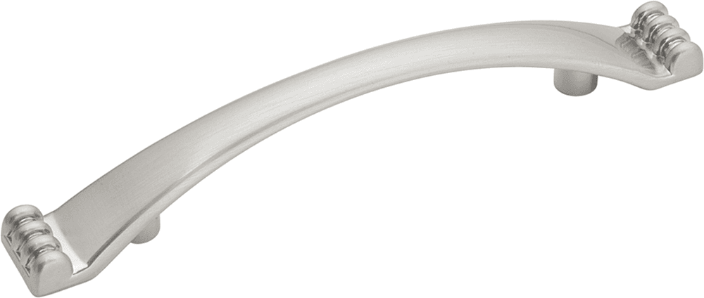 3" x 4-1/2" x 9/16" Southwest Arch Pull, Satin Nickel