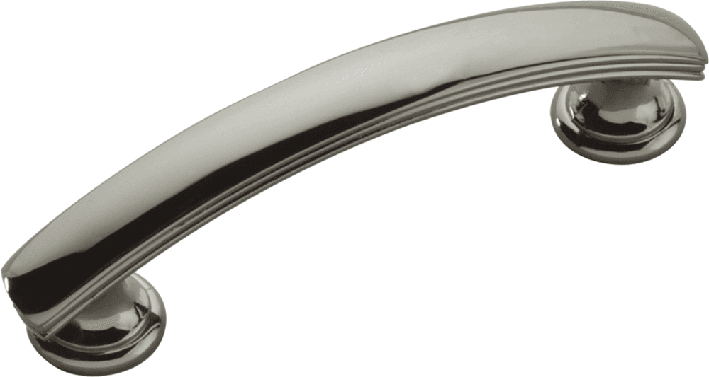 3" American Diner Arch Pull, Black Nickel