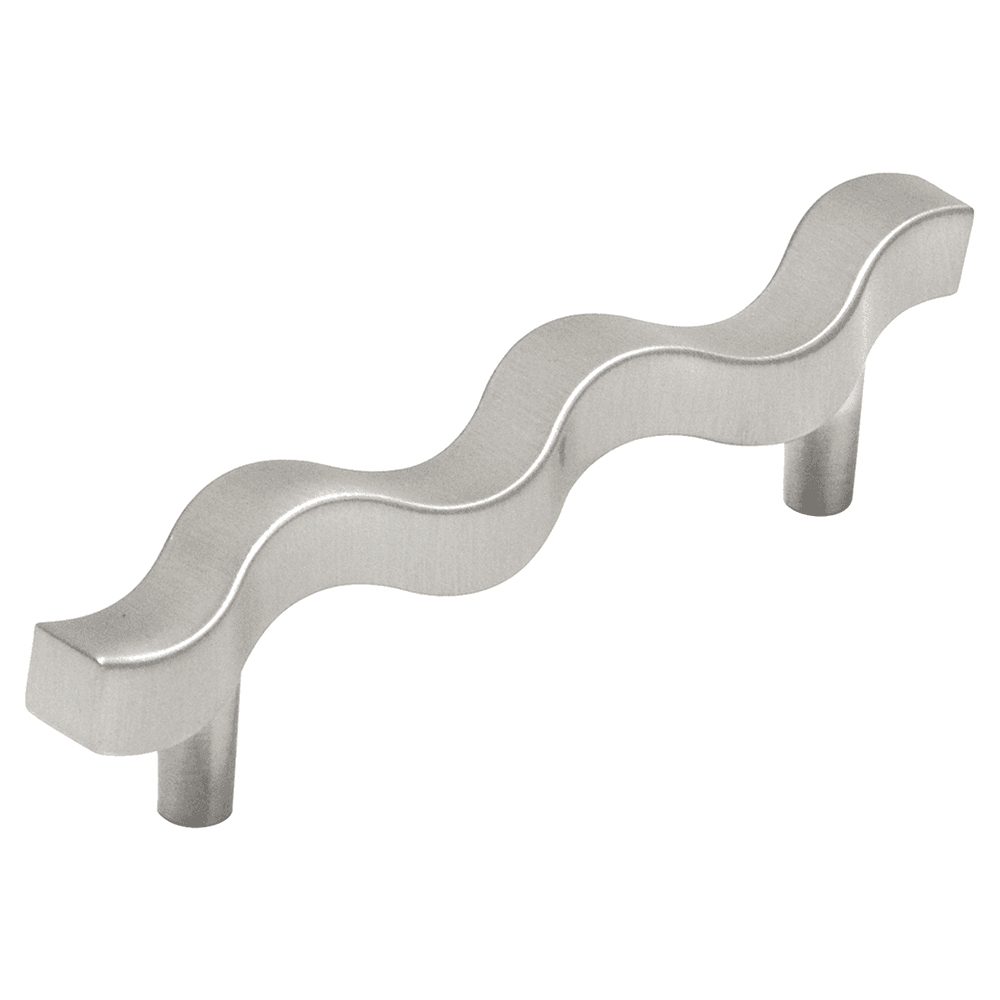 3-3/4" Metropolis Cabinet Pull, Satin Nickel
