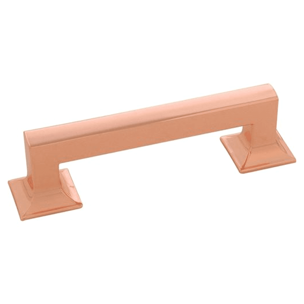 3-3/4" Studio Cabinet Pull, Polished Copper (10/Box)