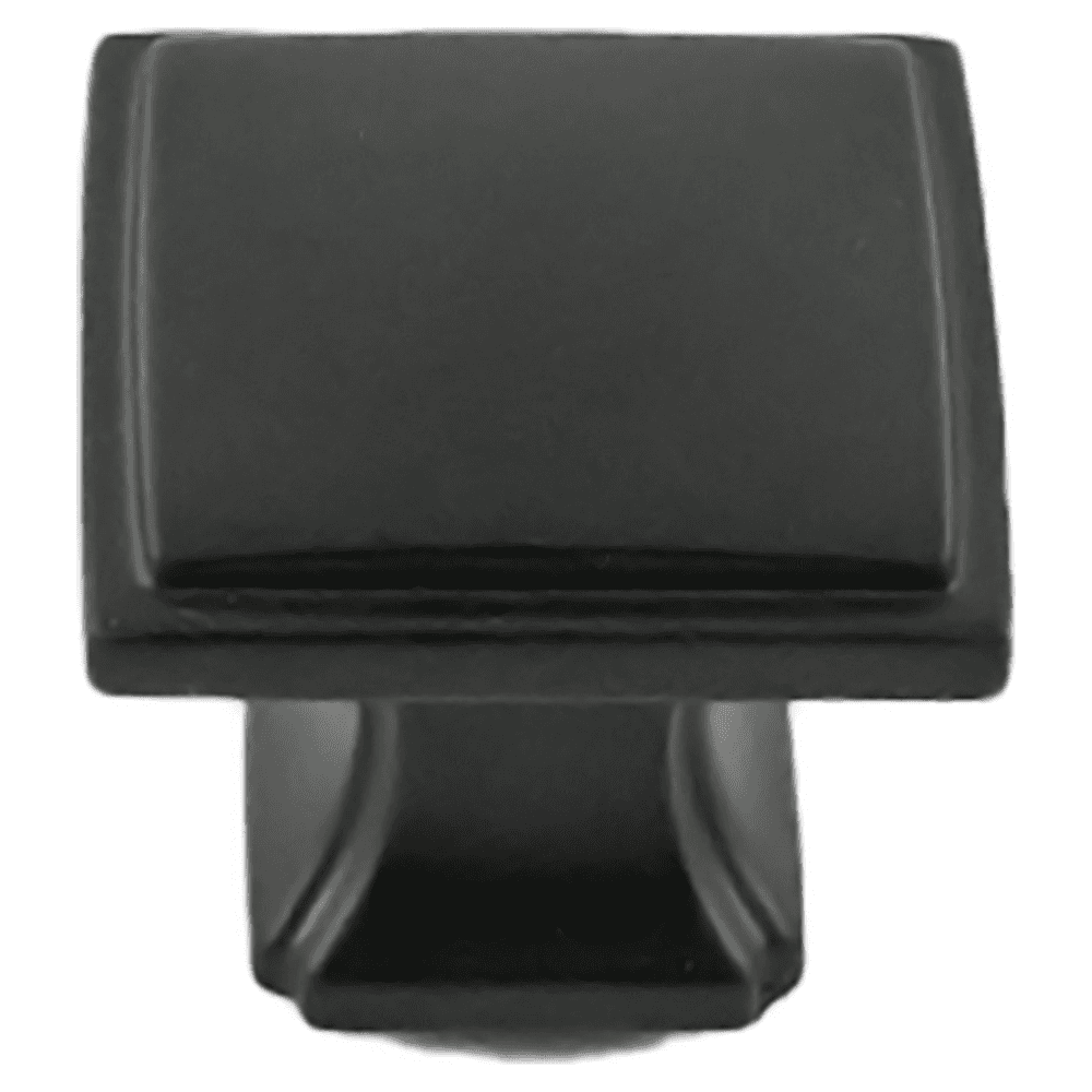 1-1/4" Bridges Cabinet Knob, Matte Black