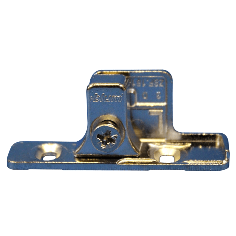 Metabox 320N Left-Hand Standard Front Fixing Bracket, Screw-On, 2-1/8", Nickel-Plated