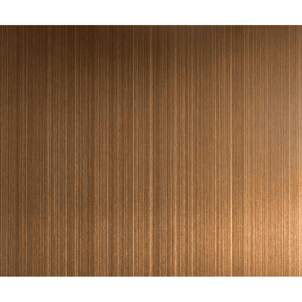 300 Series Phenolic Laminate 305 Antique Brushed Brass Dark, 0.044" Thick, 2' x 10'
