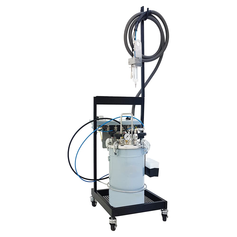 D12 Pneumatic Control Straight Grip Pistol 3.2 Gallon Glue System
