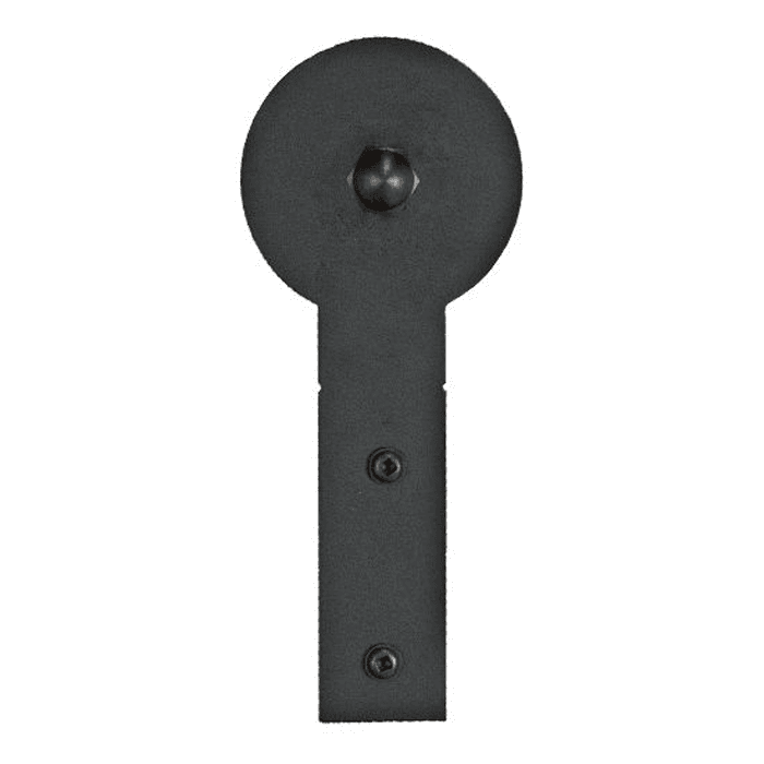 Stick Strap with Roller for Rolling Barn Doors, Black