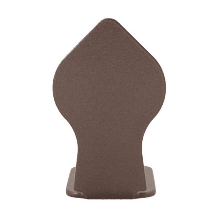 Spade Style non-Forged Center Guide for Rolling Barn Doors, Oil Rubbed Bronze