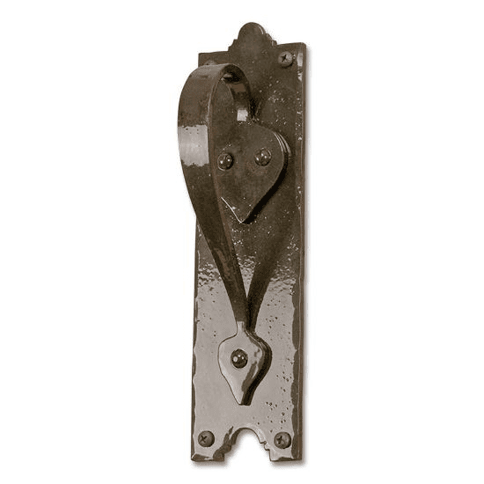 Design #4, Hand Forged Handle for Rolling Barn Doors, Oil Rubbed Bronze