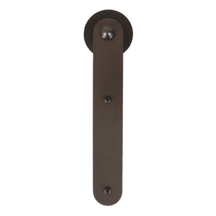 Stick Strap with Roller for Rolling Barn Doors, Oil Rubbed Bronze
