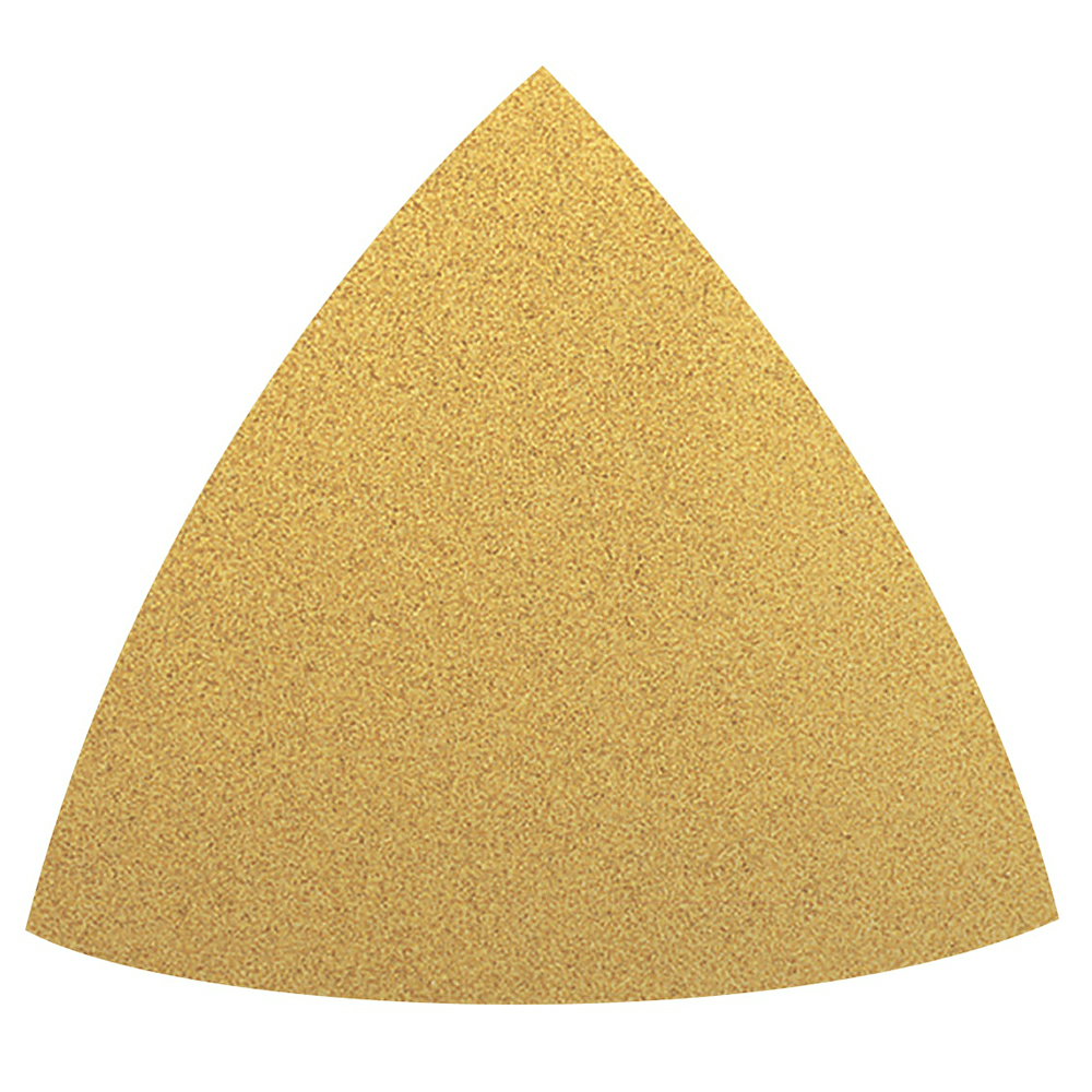 180 Grit Aluminum Oxide Hook and Loop Triangular Abrasive Sheet (50/Pack)