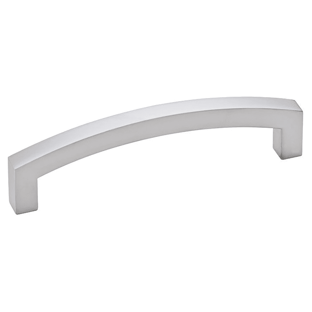 3-25/32" Rounded Square Drawer Pull, Matte Chrome