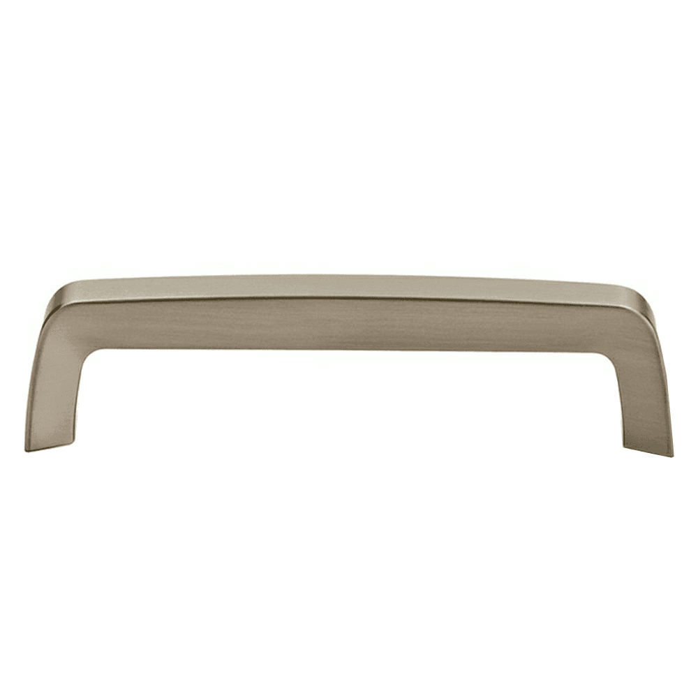 5-1/32" Radiused Drawer Pull, Satin Nickel