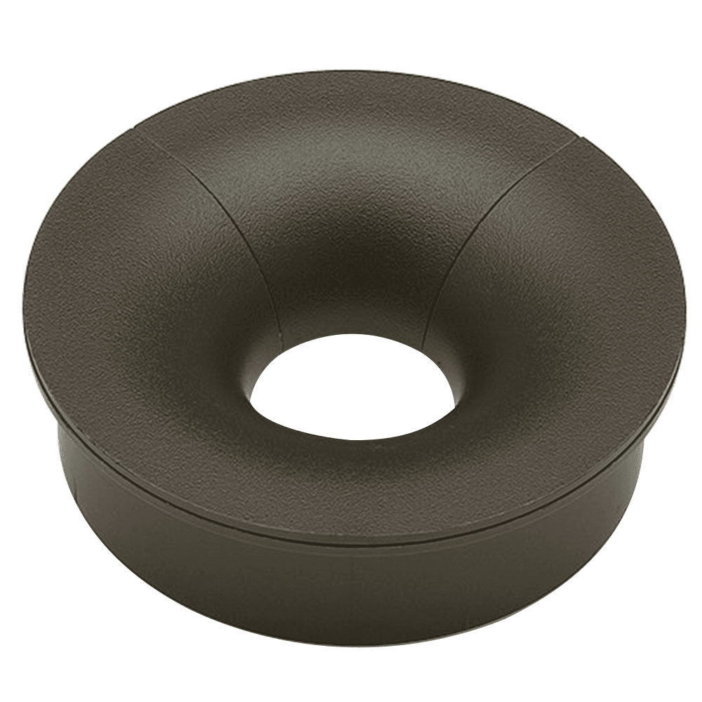 3" Stathis/Sherman Desk Grommet Set for 2-3/4" Hole, Walnut Brown