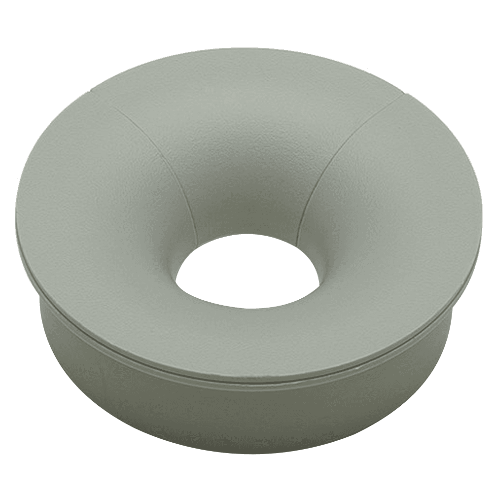 3" Stathis/Sherman Desk Grommet Set for 2-3/4" Hole, Light Gray