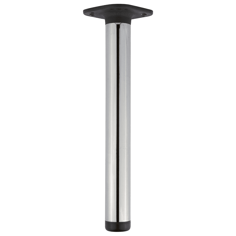 3-1/8" Diameter x 27" High Table Leg, Polished Chrome