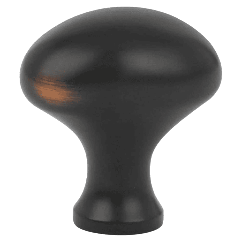 1-1/4" Egg Cabinet Knob, Oil Rubbed Bronze