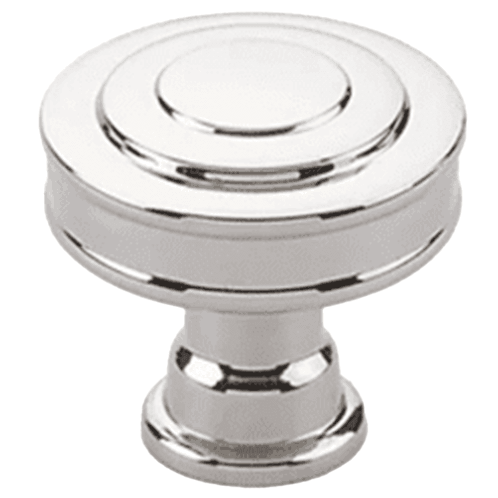 1-1/4" Glendon Cabinet Knob, Polished Nickel