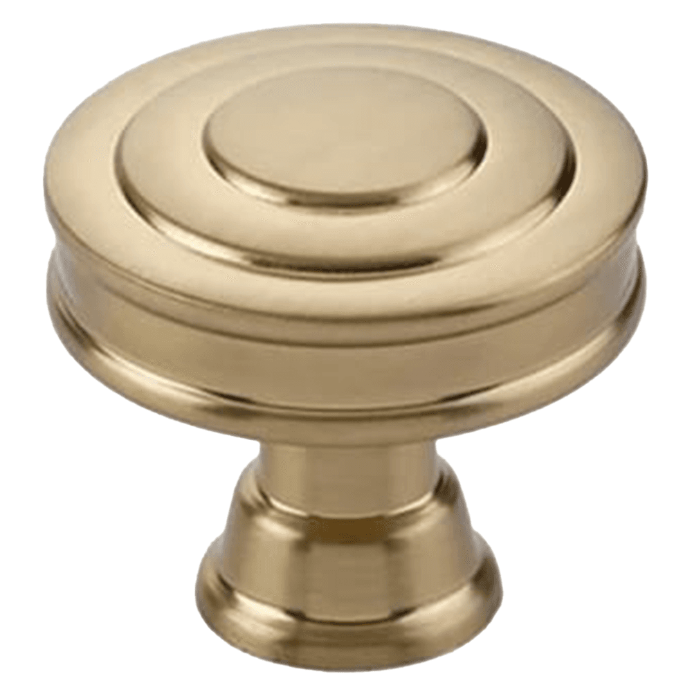 1-5/8" Glendon Cabinet Knob, Satin Brass