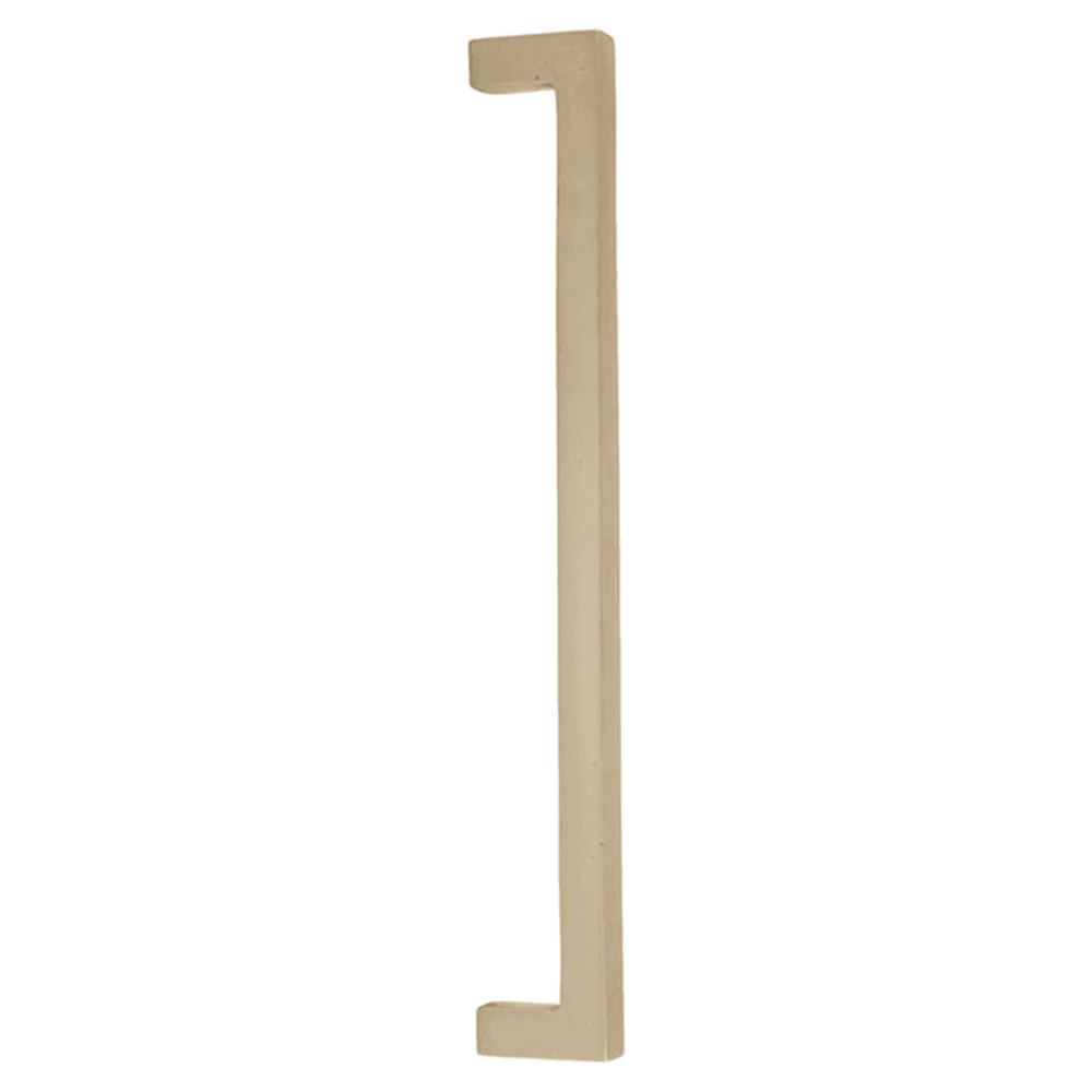 12" Rustic Modern Rectangular Appliance Pull, Tumbled White Bronze