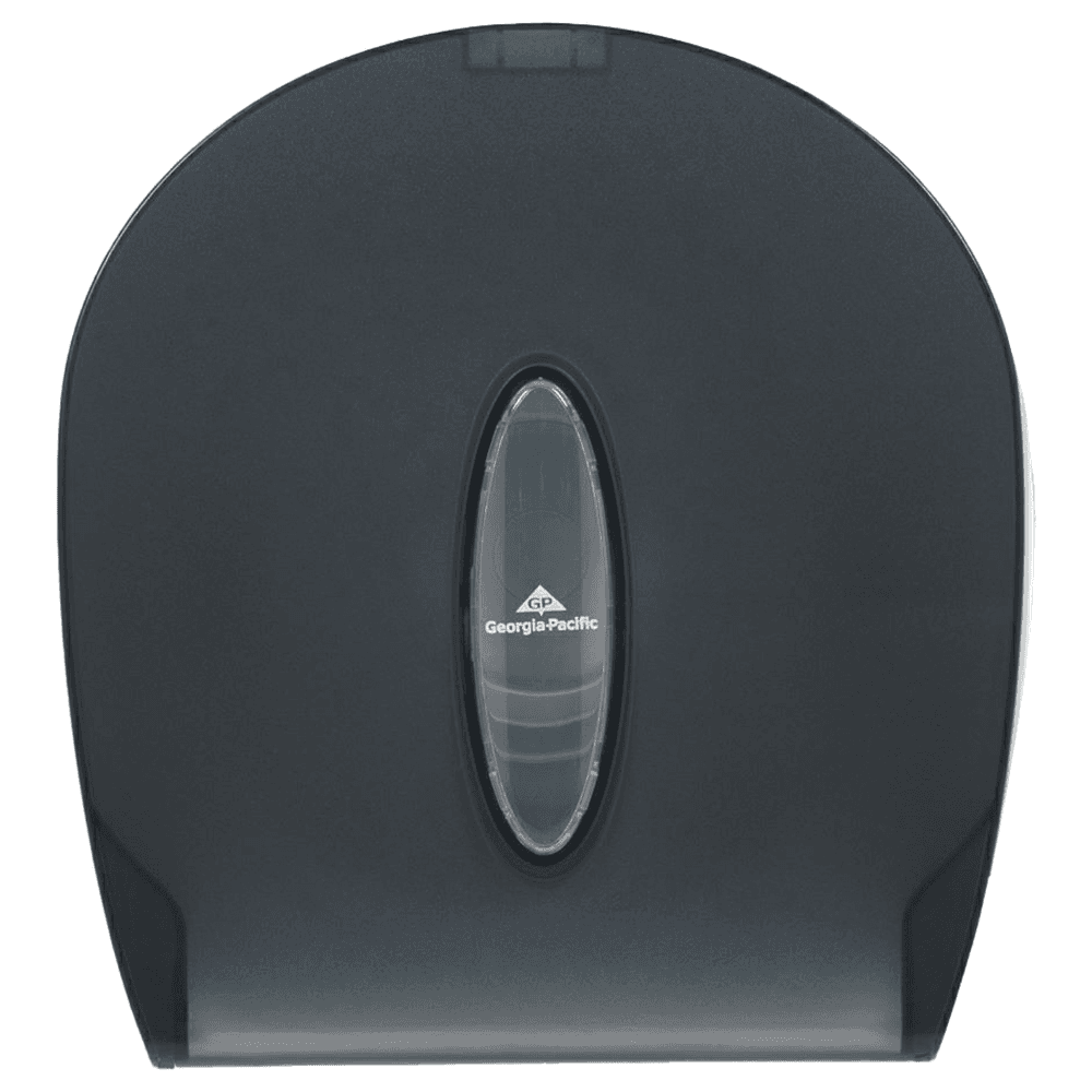 Georgia Pacific Jumbo Toilet Paper Dispenser, Translucent Smoke, 10-19/32" x 5-13/32" x 11-19/64"