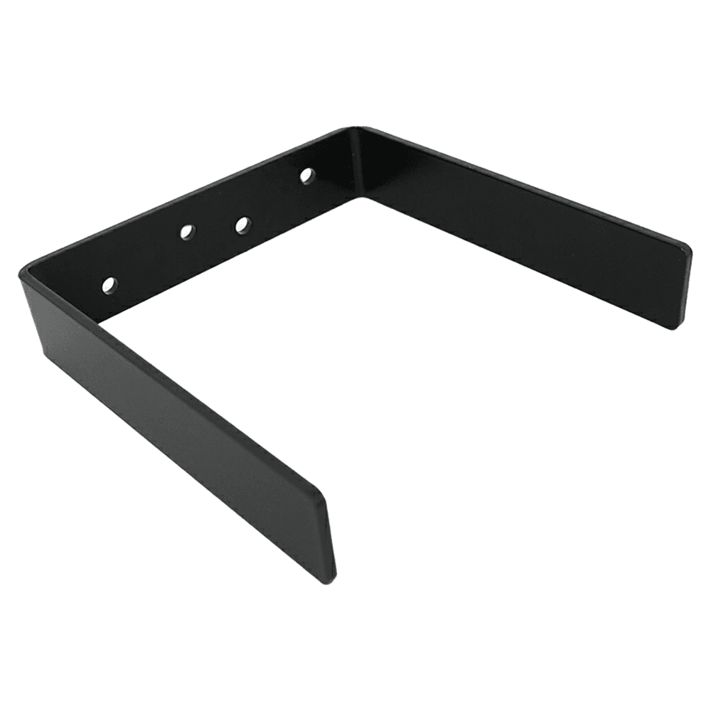 5" x 4-7/8" x 1" Mini Floating Shelf Bracket, Black