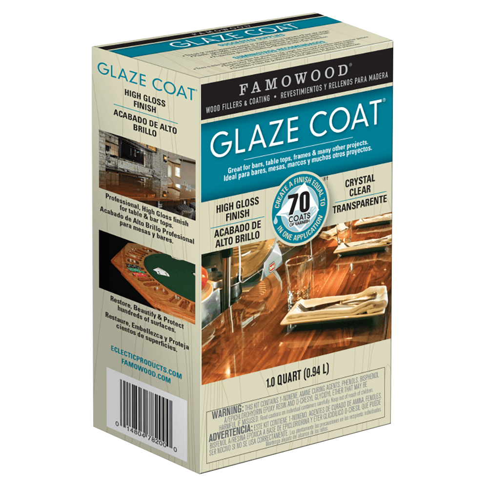 2 Part High Gloss Glaze Coat, 1 Quart