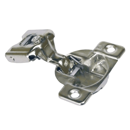 TEC 864 108° Opening Side-Mount Face Frame Hinge, 45mm Boring Pattern, Self-Closing, 1-3/8" Overlay, Screw-On