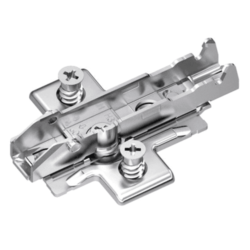 Tiomos Adjustable Mounting Plate, 4-Point Fixing, Nickel-Plated, Expando, 2mm