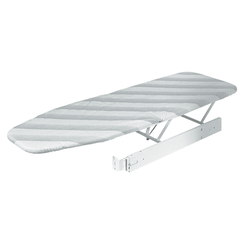 20" No-Door Ironing Board, White Finish