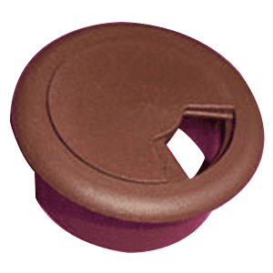 50mm Wire Grommet, Brown, Plastic