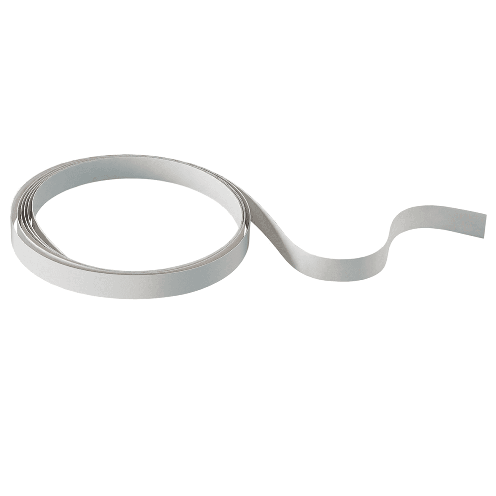 Coloured Cover Set for Concealing Runner Profile, 18mm High, 2500mm, White