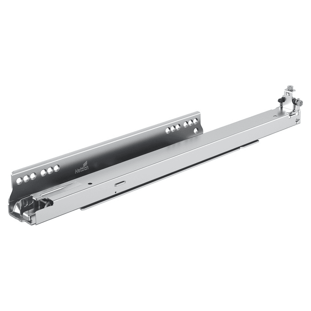 600mm Actro 5D Left Undermount Drawer Slide for 5/8" Material, 150lb Capacity Full Extension with Silent System Soft-Closing